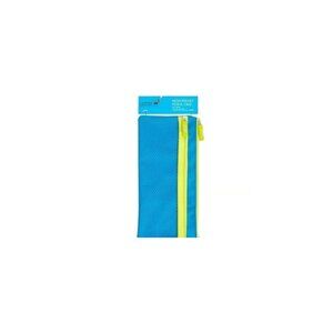 Yoobi Mesh Pocket Pencil Case Blue/Yellow